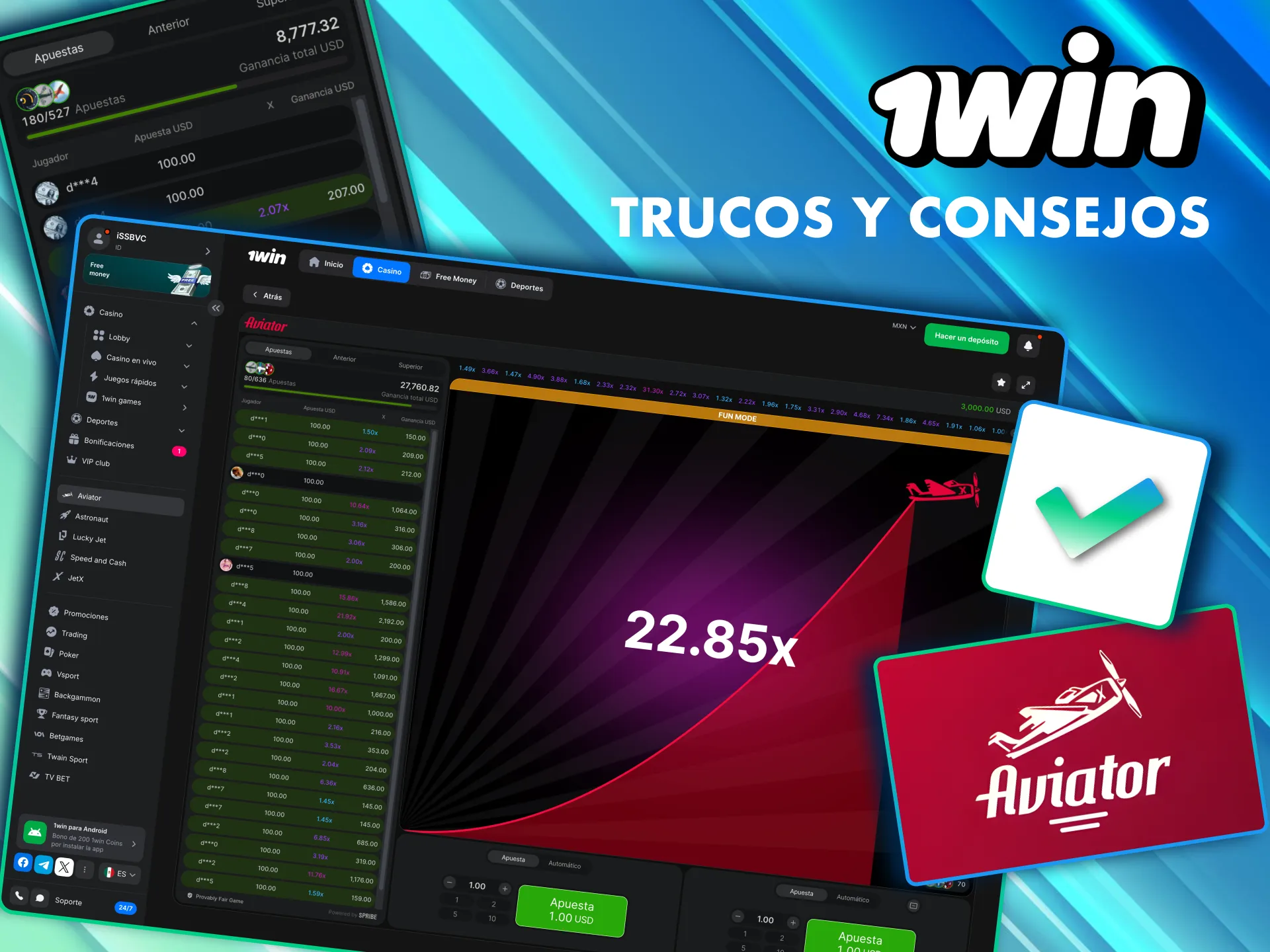 Juega Aviator en 1Win México con disciplina y consejos para mejorar tu experiencia.