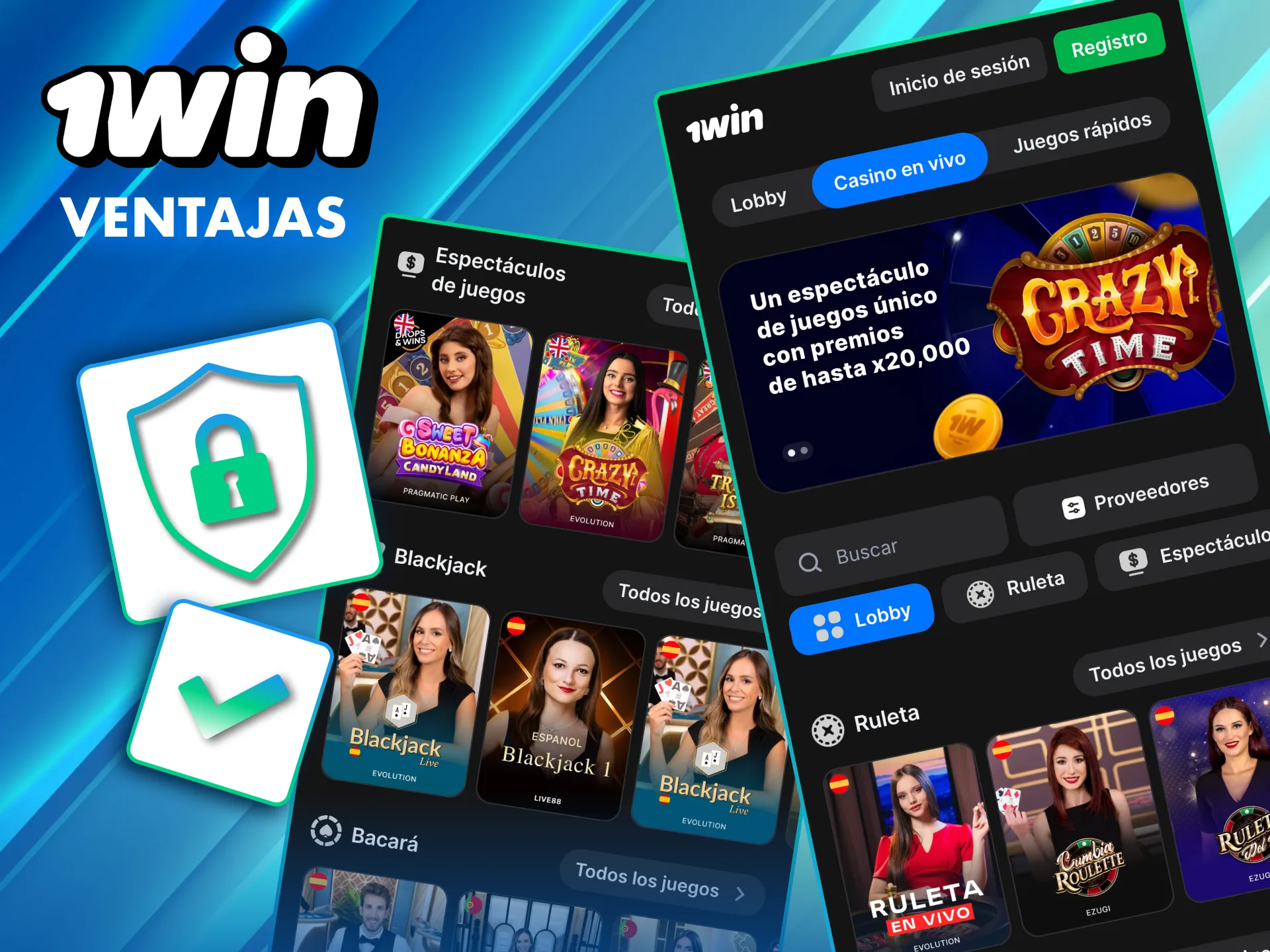 Casino en vivo en 1Win México con más de 550 juegos y crupieres reales.